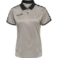 Hummel Authentic Functional Jersey Polo Shirt Women - Grey Melange