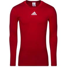 Adidas Tech-Fit Long Sleeve T-shirt Men - Team Power Red