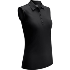 Callaway Sleeveless Knit Polo Shirt Ladies - Caviar