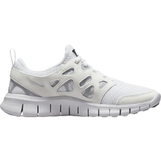 Nike Free Run 2 Older kid's' Shoes - White/Wolf Grey/Black