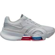 Silver Gym & Training Shoes Nike Air Zoom SuperRep 3 W - Pure Platinum/Cool Grey/University Blue/Metal Silver