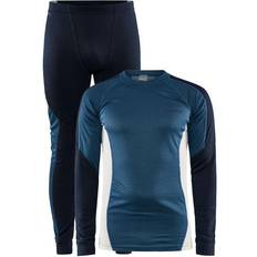 Blå - Herre Undertøysett Craft Core Dry Baselayer Set Men - Navy Blue