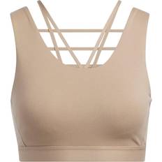 Adidas CoreFlow Luxe Medium-Support Bra - Chalky Brown