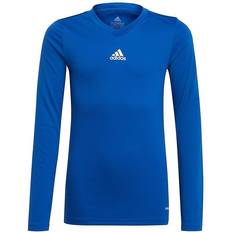 Blau Basisschicht adidas Team Base Long Sleeve T-shirt Kids - Team Royal Blue
