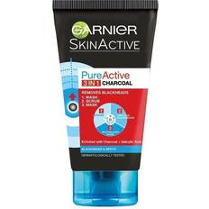 Garnier Pure Active 3 in 1 Activated Charcoal Facial Cleansing Gel 150ml