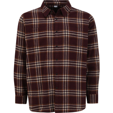 Urban Classics Campus Checked Shirt - Cherry/Honey