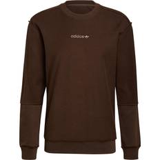 Adidas Loopback Crew Sweatshirt - Brown