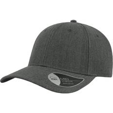 Atlantis Beat Structured 6 Panel Cap - Dark Grey Melange