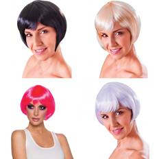 Bristol Novelty Unisex Adults Short Bob Wig (One Size) (White)