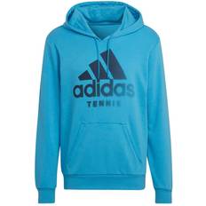 Adidas Tennis Graphic Hoodie Men - App Sky Rush/Shadow Navy