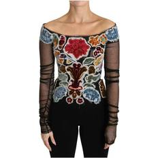 Dolce & Gabbana Women's Floral Ricamo Top - Multicolour