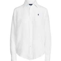 Polo Ralph Lauren Relaxed Fit Linen Shirt - White