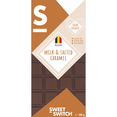 Belgian Milk Chocolate + Salted Caramel 100g