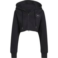 Adidas Women By Stella McCartney Cropped Hoodie - Black