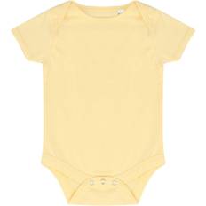 Larkwood Baby's Short Sleeve Bodysuit - Pale Yellow (LW055)