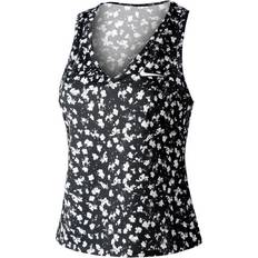 Nike Court Dri-FIT Victory Printed Tennis Tank Tops Women - Black/White