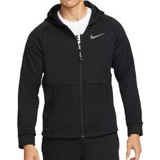 Nike Pro Therma-FIT Full-Zip Hooded Jacket Men - Black/Black/Iron Grey