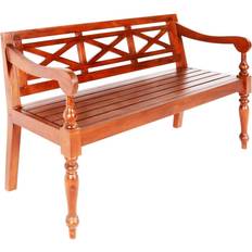 vidaXL Batavia Settee Bench 48.4x31.9"