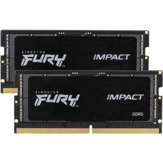 SO-DIMM DDR5 RAM minne Kingston Fury Impact SO-DIMM DDR5 4800MHz 2x16GB (KF548S38IBK2-32)