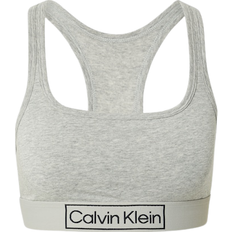 Calvin Klein Reimagined Heritage Unlined Bralette Grey Heather