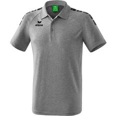 Erima Essential 5-C Polo Shirt - Grey Marl/Black