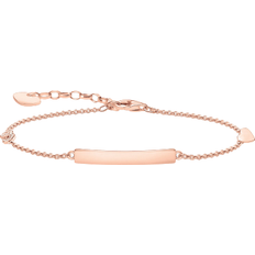 Thomas Sabo Classic with Heart and Infinity Bracelet - Rose Gold/Transparent