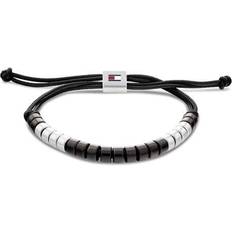 Tommy Hilfiger Beaded Bracelets - Silver/Black