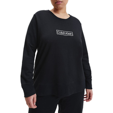 Calvin Klein Reimagined Heritage Plus Crewneck Sleep Sweatshirt - Black