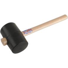 Wooden Grip Rubber Hammers Sealey RMB250