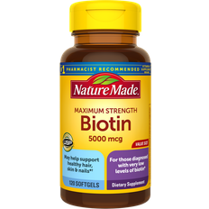 Nature Made Maximum Strength Biotin 5000mcg 120