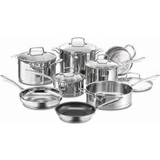 Cuisinart 10-Piece Mica Shine Stainless Cookware Set