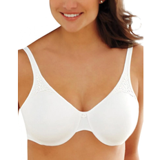 D - White Bras Bali Passion For Comfort Minimizer Underwire Bra - White