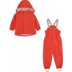 Konges Sløjd Rainy Palme Rainwear Set - Fiery Red