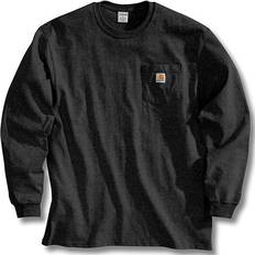 Carhartt Men - XXL T-shirts & Tank Tops Carhartt Loose Fit Heavyweight Long Sleeve Pocket T-shirt - Black