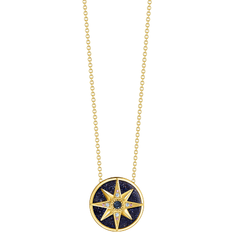 Thomas Sabo Royalty Star Necklace - Gold/Multicolour