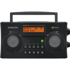 Sangean Portable AM/FM Radio, White, PR-D9W 