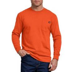 Dickies Long Sleeve Heavyweight Crew Neck T-shirt - Orange