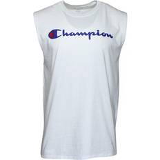 Champion Classic Graphic Muscle Script Logo T-shirt Unisex - White