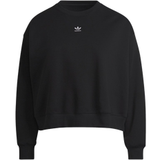 Adidas Women's Originals Adicolor Essentials Crew Sweatshirt Plus Size - Black