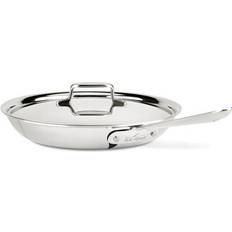 Stainless Steel Pans All Clad D5 with lid 12 "