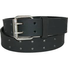 Dickies Men Accessories Dickies Men's Leather Two Hole Double Prong Bridle Belt