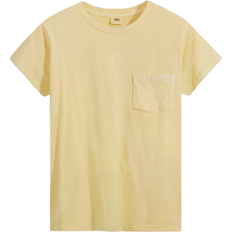 Levi's Arlo Garment-Dye Crewneck T-shirt - Transparent Yellow/Yellow