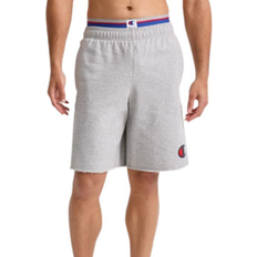 Champion Powerblend C Logo 10" Fleece Shorts Men - Oxford Grey