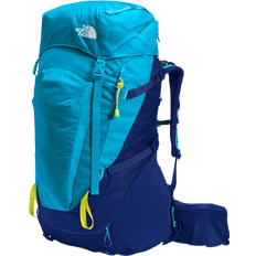 The North Face Youth Terra 55 Backpack - Meridian Blue/Bolt Blue/Sulphur Spring Green