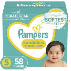 Pampers Diapers Pampers Swaddlers Active Baby Size 5