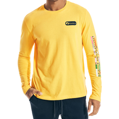 Nautica Crafted Graphic Long Sleeve T-shirt - French Vanilla