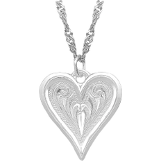 Montana Silversmiths Just My Heart Necklace - Silver