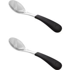 Avanchy - Stainless Steel Infant Spoons (2 Pack) Blue