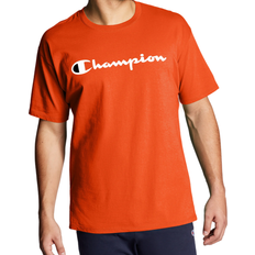 Champion Classic Script Logo T-shirt Men's - Spicy Orange