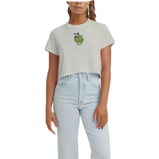 Levi's Cropped Jordie T-shirt - Cloud Dancer/White